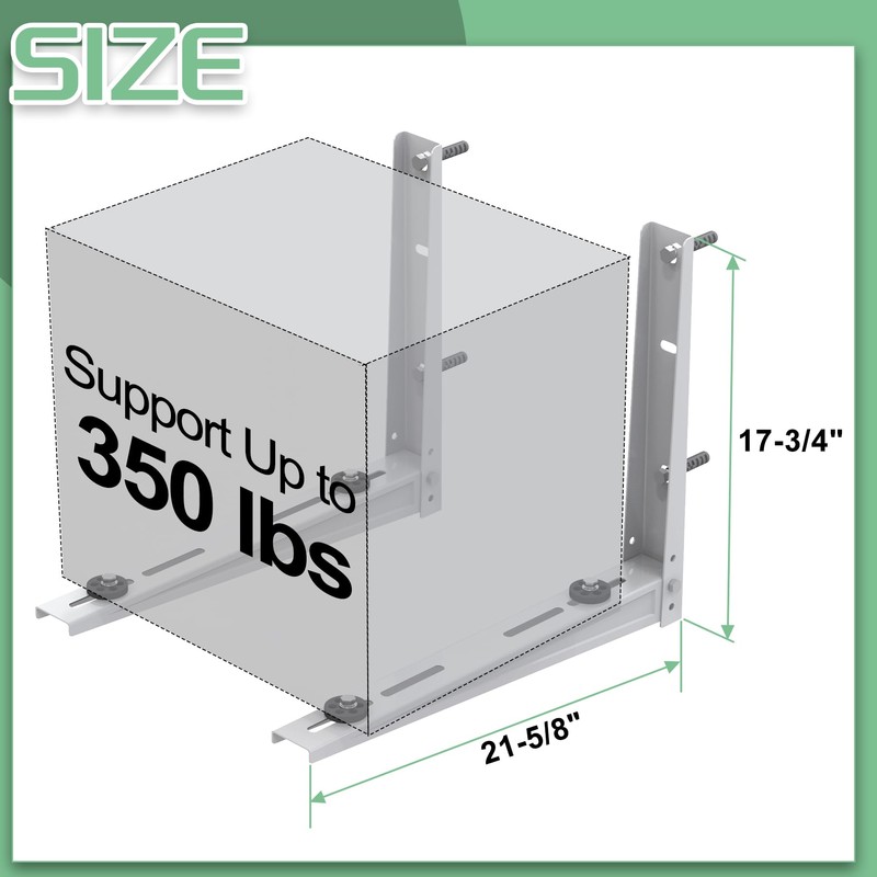 Memrita Mini Split Wall Mounting Bracket,Mini Split Bracket for Ductless