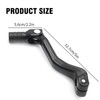 Aynaxcol 1PC Gear Shift Lever Folding Foot Shifter Replacement for