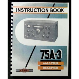 Collins 75A-3 Amateur Receiver Manual HAM RADIO