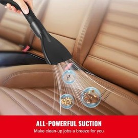 Happybuy Wet Dry Vac, 2.6 Gallon, 2.5 Peak HP, 3-in-1 Portable Shop Vacuum with Blowing Function, Attachments Storage, Ideal for Floor, Upholstery, Car Cleaning, Black/Yellow, ETL Listed