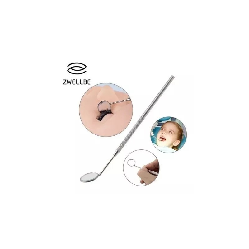 CUPRISHDIKALUR STORE Espejo Lupa Dental Para Colocación Extensión Pestañas 1x1