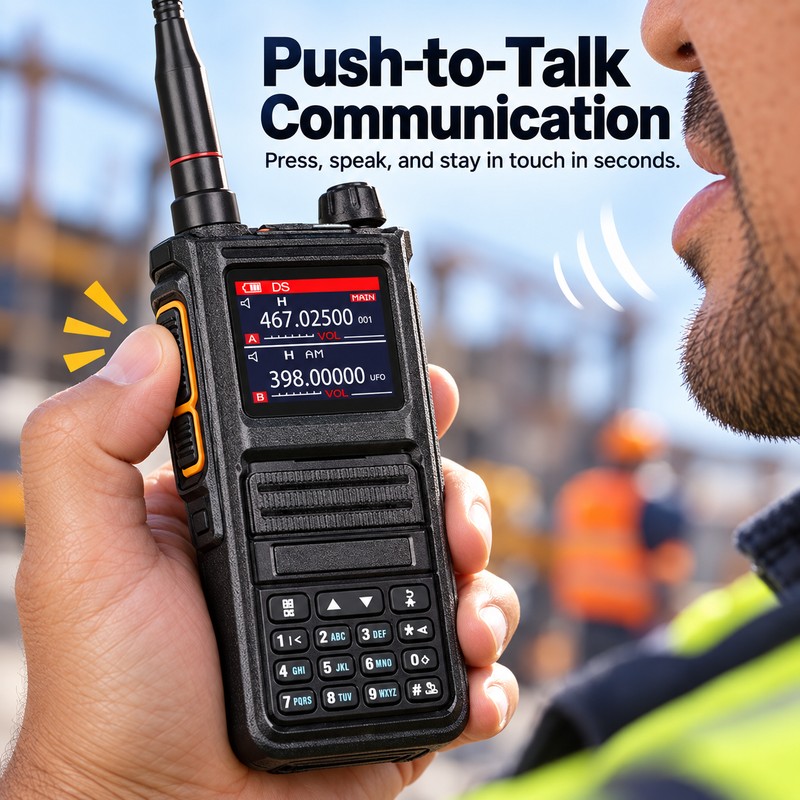 Multi-Band Two Way Radio for Outdoor Communication – 256 Channels,