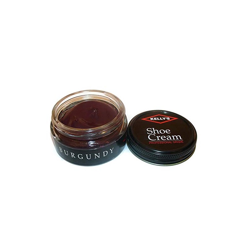 Kelly's Burgundy Shoe Polish 1.5 oz - Professional Leather Shoe