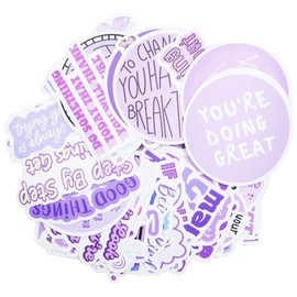 Motivational Scrapbook Stickers Motivational Scrapbooking Sticker Inspirational Quotes Stickers Mental Health Scrapbook Sticker for Water Bottle, Cell Phone, Album, Laptop - 50Pcs