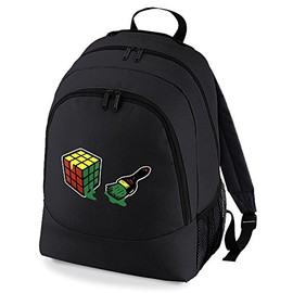 Rubix Cheat- Funny Retro Toy Puzzle Spoof- Unisex Backpack