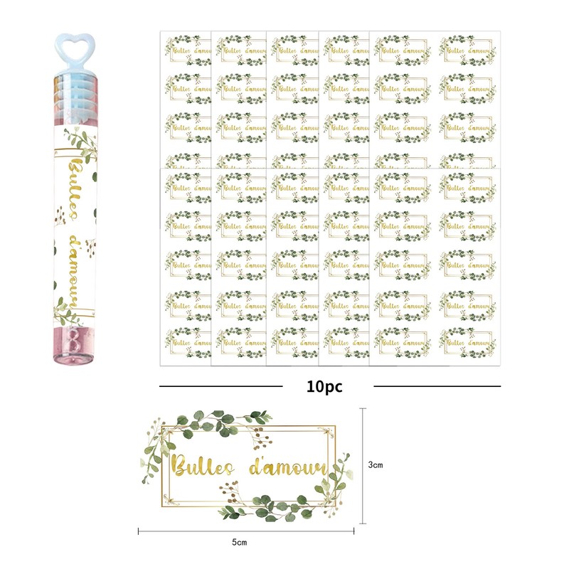 MKISHINE Wedding Stickers Bubble Bottle Stickers for Wedding