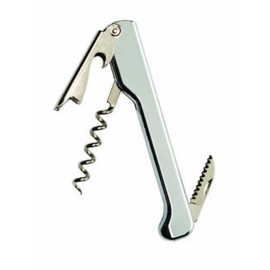 Capitano Waiter's Corkscrew, Chrome-Plated Handle