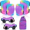 Knee Pads for Kids Elbow Pads Wrist Guards with Drawstring