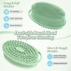GEENOA Silicone Back & Body Scrubber Set 2PCS, 13.4'' Gentle