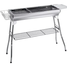 cestbella Asador De Carbón Acero Inoxidable De Almacenamiento Plegable