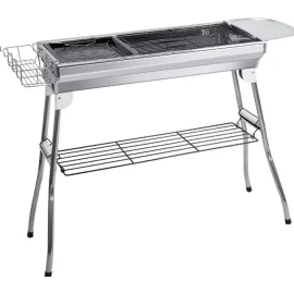 cestbella Asador De Carbón Acero Inoxidable De Almacenamiento Plegable