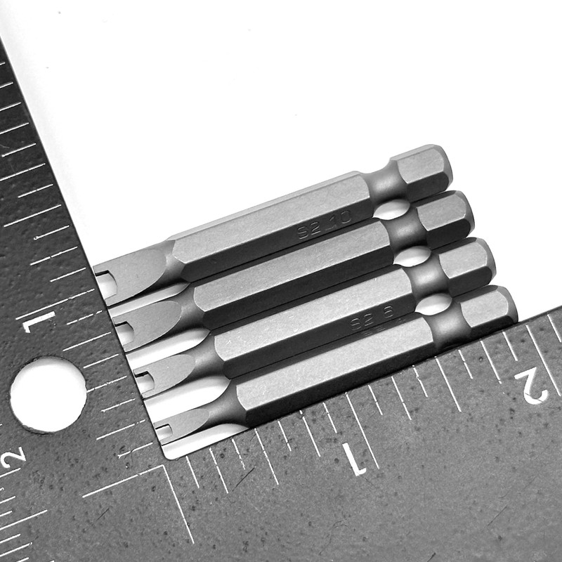 OHIY Spanner Screwdriver Bits Set Including 4 Sizes #4#6#8#10, S2