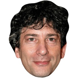 Neil Gaiman (Smile) Cardboard Mask
