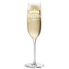 Best Mom Ever Engraved Champagne Flute Glass - 2pcs set