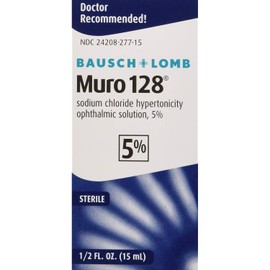 Bausch & Lomb Muro 128 Solution 5% 15 mL (Pack of 4)