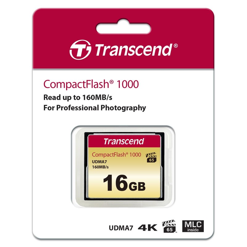 Transcend 16GB 1000x Ultimate Compact Flash Card