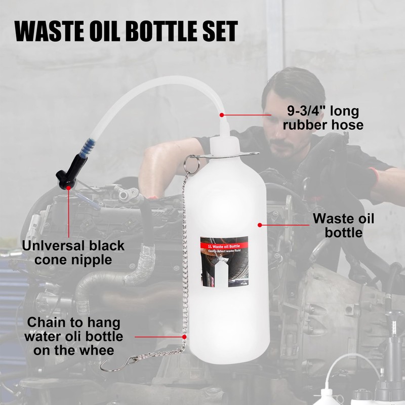 SGT 3L Brake Bleeder Kit，Manual Brake Bleeder Fluid Pump with