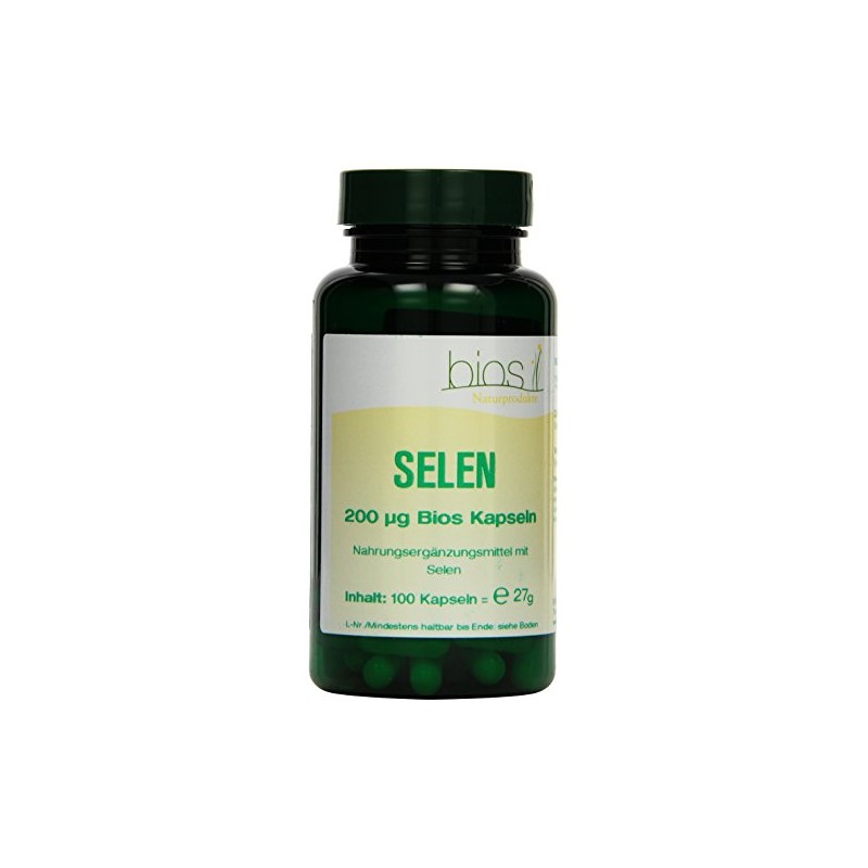 Bios Selenium 200 µg, 100 Capsules, Pack of 1 (1