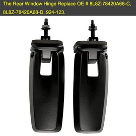 for Ford Escape 08-12 Rear Liftgate Glass Window Hatch Hinge for 08-2011 Mercury Mariner 8L8Z78420A68C 8L8Z-78420A68-D 924-123 Right Left (1 Pair)