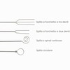 Louis Tellier ID5000 - Set di 4 forchette per cioccolato