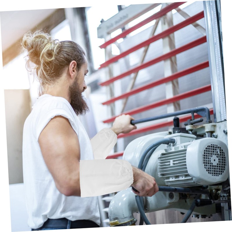 DOITOOL Men's Canvas Sandblasting Gloves Industrial Work Gloves Alternative Protective