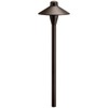 Kichler 12V Path Light in Textured Architectural Bronze, Durable Landscape