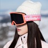 Powster LYChloeAdapt Ski Goggle Snow OTG Ski Goggles Buckle Replaceable