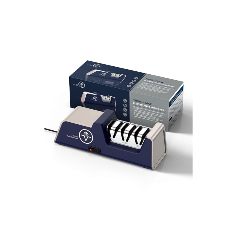 Citcgo Electric Knife Sharpener for 15 to 20-Degree Knives 100%
