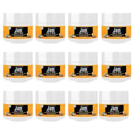 Dip n Grip Jam Hair Care Conditioning & Shining Gel Extreme Hold, High Shine, Tames Frizz Hair Gel With Argan and Coconut Oil Hair Gel For All Hair Types 2oz (Pack of 12)