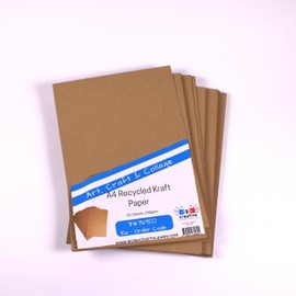 A4 Recycled Kraft Paper 100gsm 50 Sheets