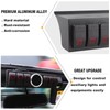 PKEDUO 6 Gang Rocker Switch Panel Overhead with Relay Box