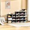 Amllas New 8 Pack Shoe Boxes Stackable, Large Shoe Storage