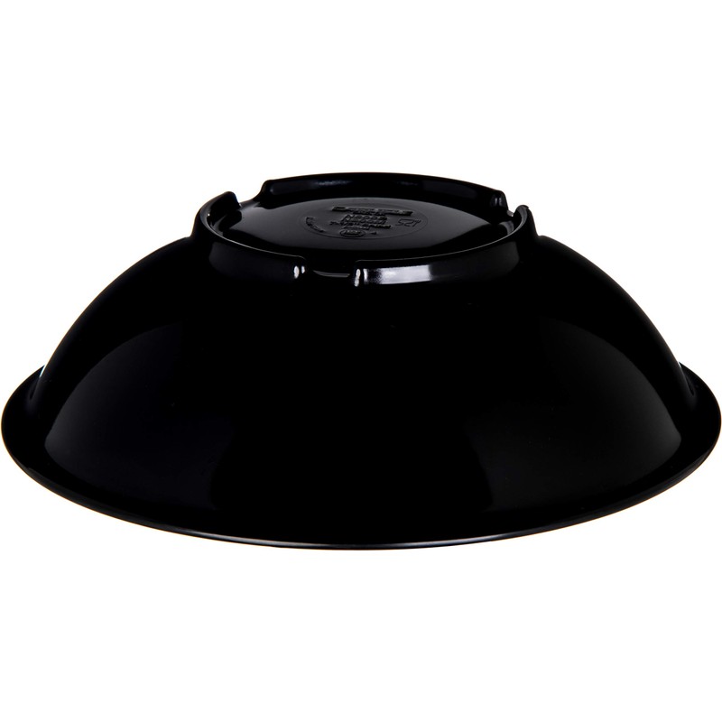 Carlisle 800B03 Melamine Salad Bowl, 27 oz, Black