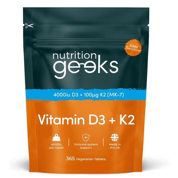 Vitamin D3 4000 iu & Vitamin K2 MK7 100μg -
