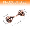 sourcing map 3 Inch Hook and Eye Latch, Barn Door