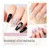 Gel Platinium Decoracion Uñas Gel Esmalte Semipermanentes 4c