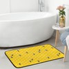 FZDXZJJ Honeycomb Bee Kitchen Mat Cushioned Anti-Fatigue Kitchen Rug, Animal