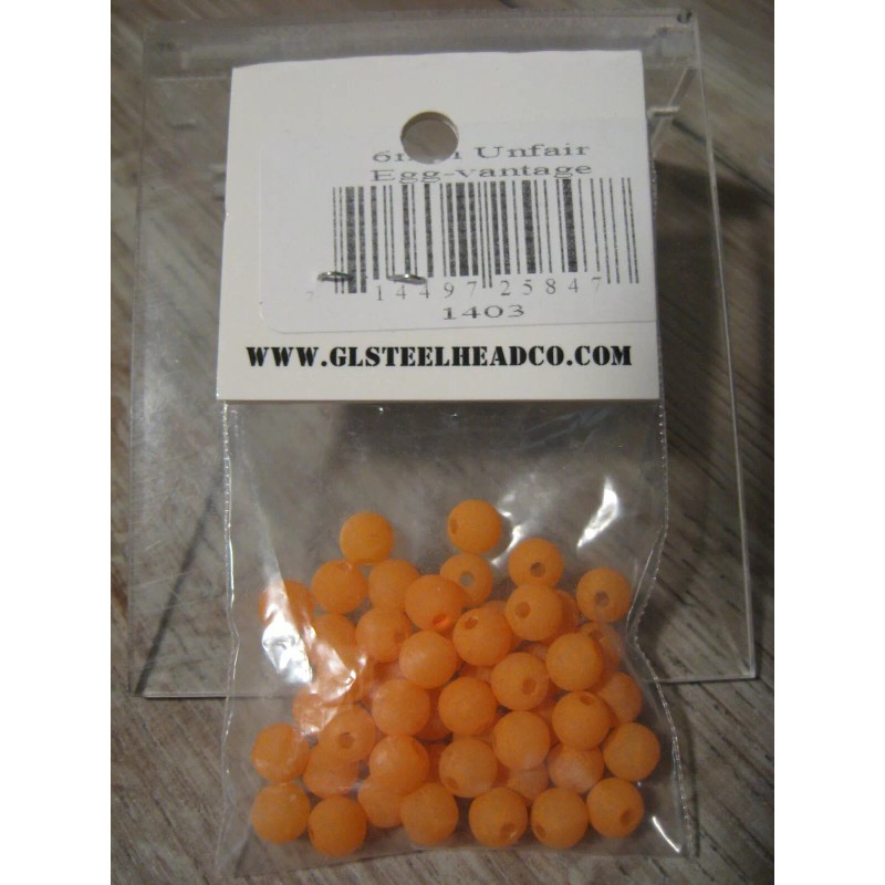 Great Lakes Trick Em Beads Fishing Lure 6mm Unfair Egg