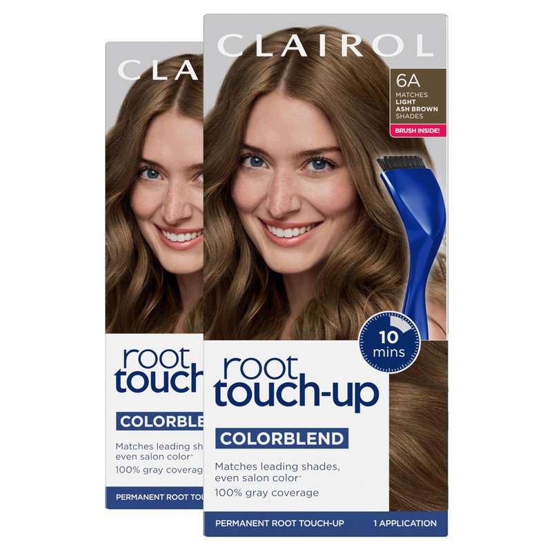 Clairol Root Touch-Up by Nice'n Easy Permanent Hair Dye, 6A