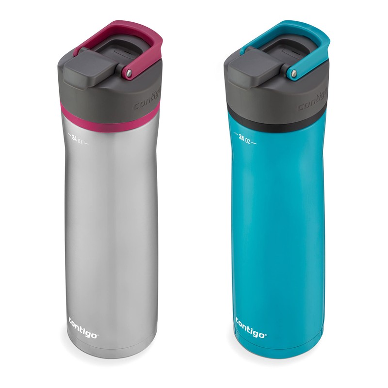Contigo Cortland Chill 2.0 Vacuum-Insulated Stainless Steel Water Bottle Spill-Proof