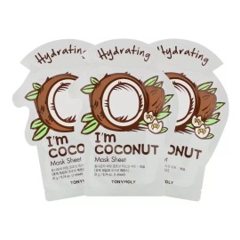Tonymoly I Am Coconut Mask Sheet Pack 3, Hidratante,