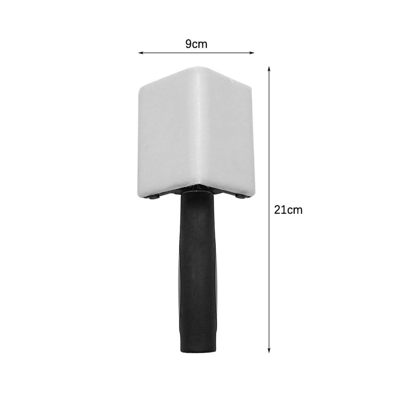 Tiardey Corner Brush, Edge Brush, Triangle Brush for Painting and