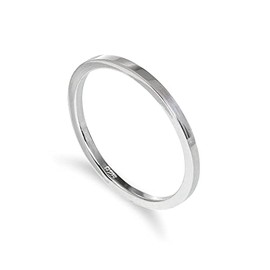 Plain Sterling Silver 2mm Stacking Ring Size O (I - U Available)