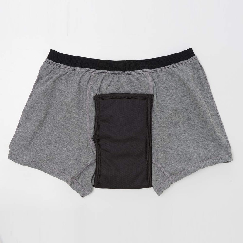 Aimedia Boxer Shorts, Set of 2 Colors, L, Incontinence Pants,