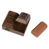 Chocolate Bar Pencil Sharpeners with Scented Erasers (6X pcs)