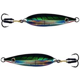 Palomar Flat Fall Jig Slow Pitch Vertical Iron Ocean Lure | MUSTAD Hooks-Owner Rings | Kevlar Assist Cord | 10 Colors-5 Weights | 6-Pack / 2-Pack Bulk Prices | Evolutionary Graphene Paint | US Owned