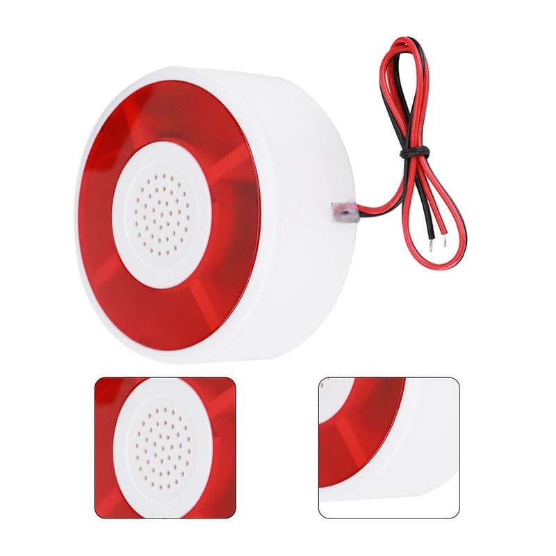 DC 12V LED Flashing Lamp Security Alarm Strobe Signal Warning