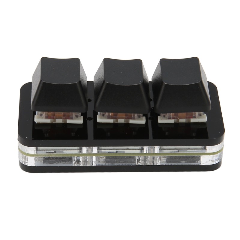 USB 3 Key Mini Keypad RGB LED Backlight Supports Hot