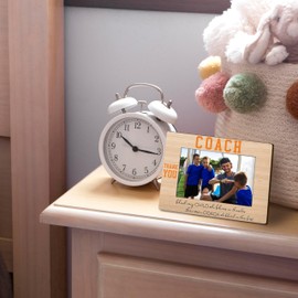 DUXMNAMG Coach 4x6 Picture Frame, Thank You Gifts for Coach, Best Appreciation Gift, Coworker Photo Frame, Thank You Picture Photo Frames for Desk Decor