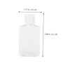 FOMIYES 60ml Petg/pp Lotion Bottles Travel-sized Makeup Dispensers Easy to